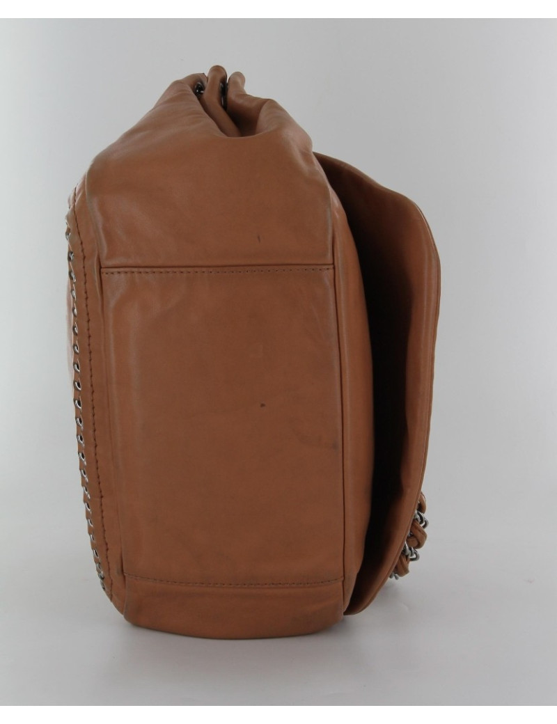 Sac CHANEL marron clair