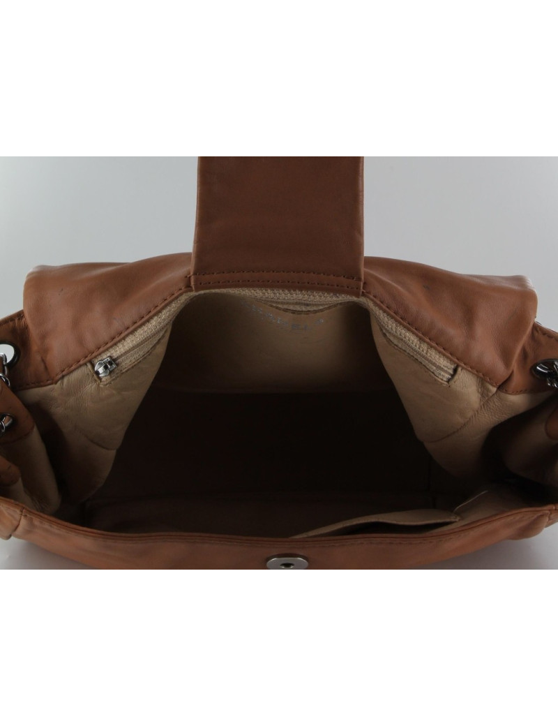 Sac CHANEL marron clair