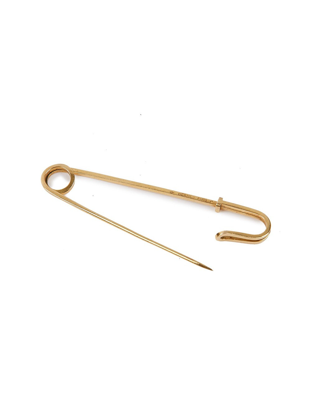 Hermès 18 carat gold tie pin