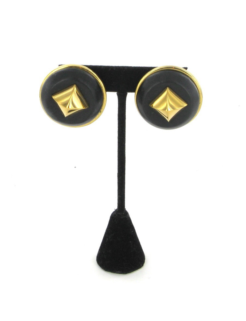 Clips collector clous médor et cuir HERMES