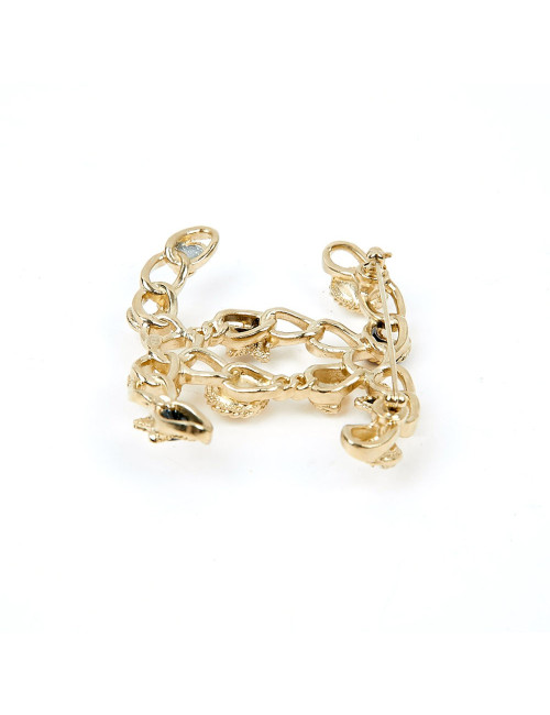 Broche CHANEL  cœur étoile lune