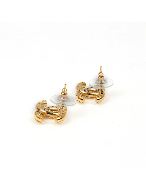Boucles d’oreille CHANEL  or vintage