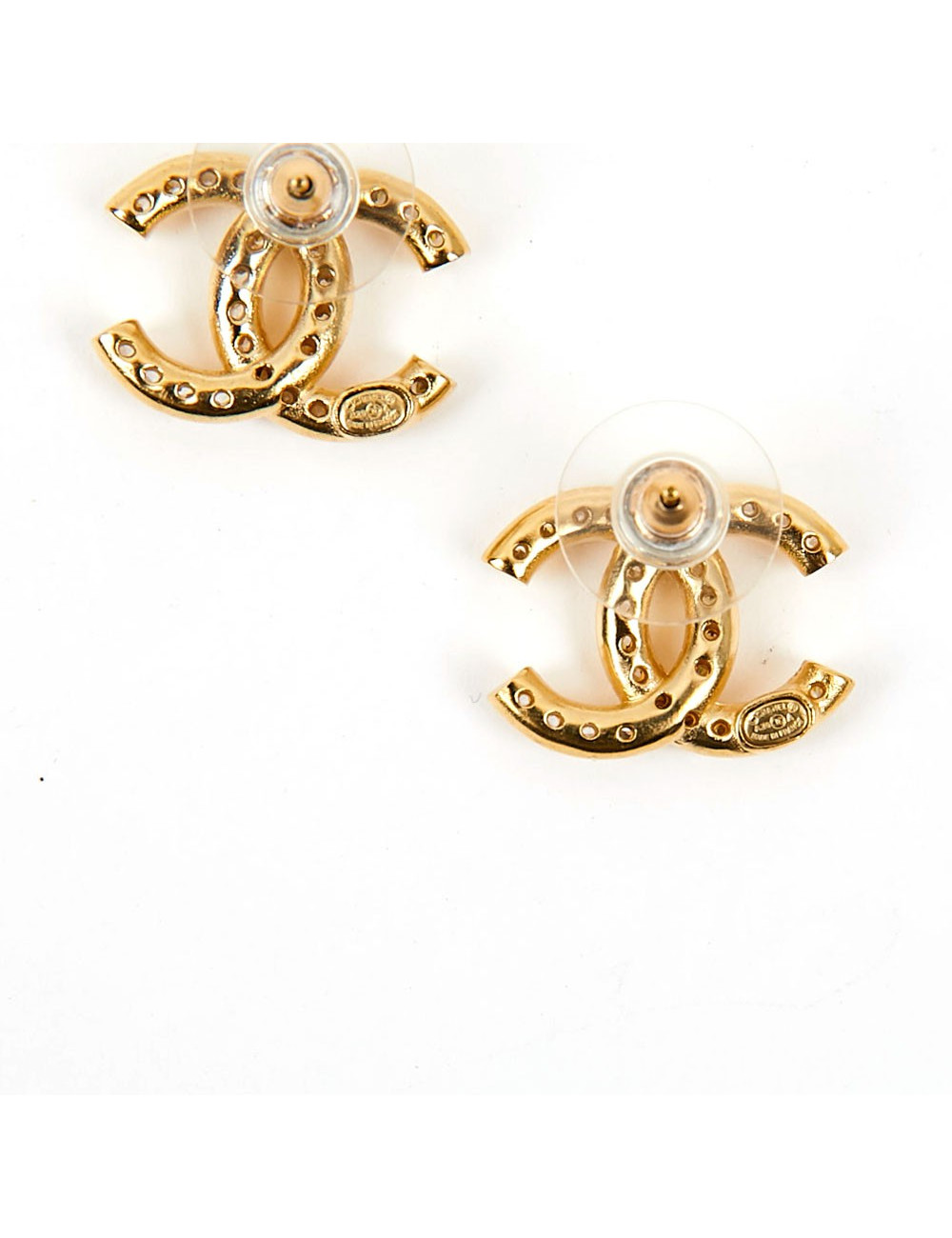 Boucles d’oreille CHANEL  or vintage