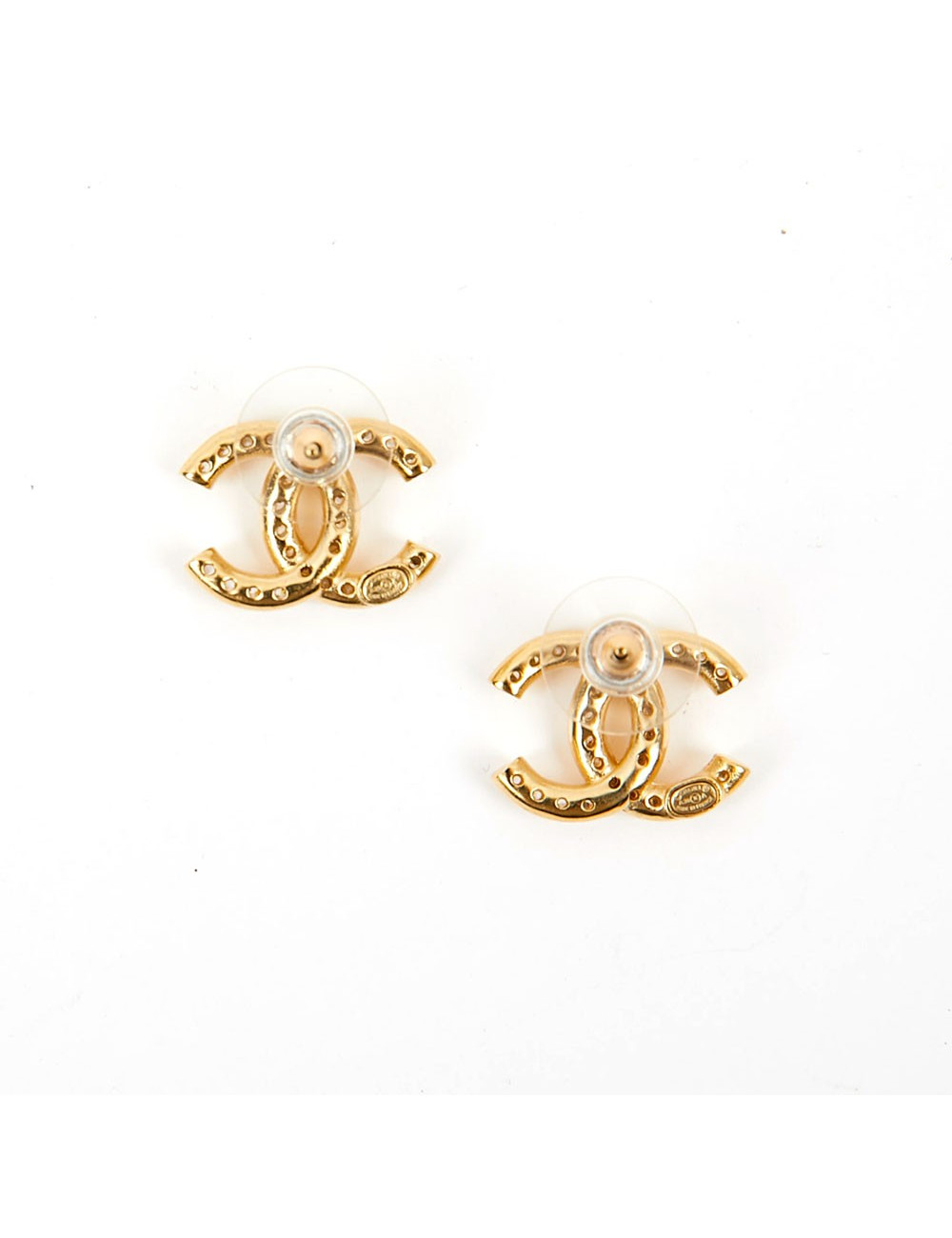 Boucles d’oreille CHANEL  or vintage