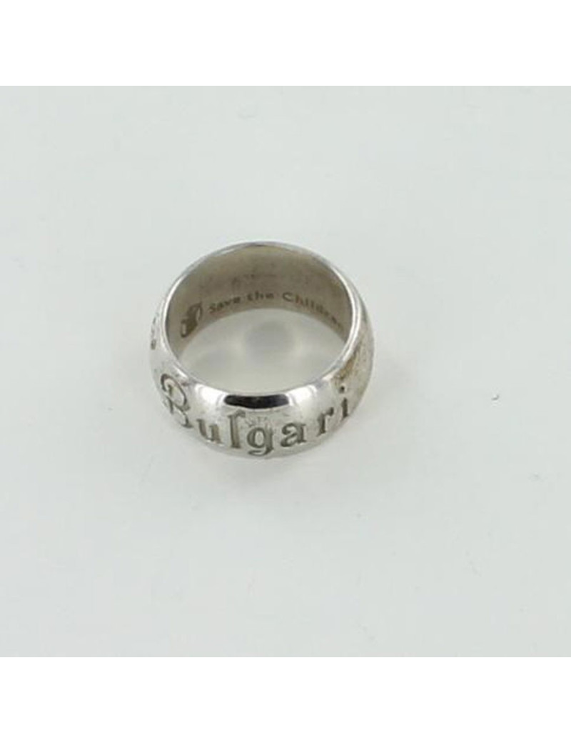 Bague BULGARI en argent massif