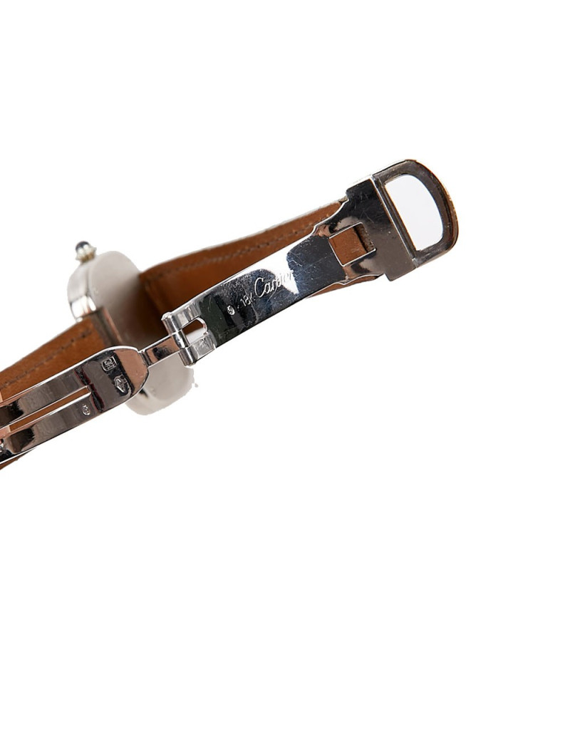 Montre CARTIER Ellipse or blanc