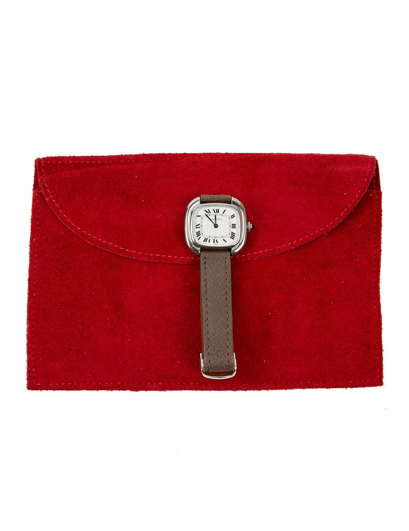 Montre CARTIER Ellipse or blanc