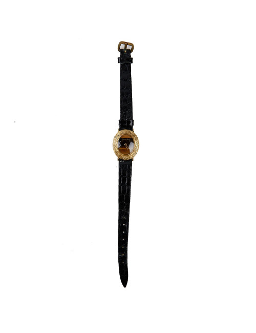 Bueche Girod 18 K yellow gold watch
