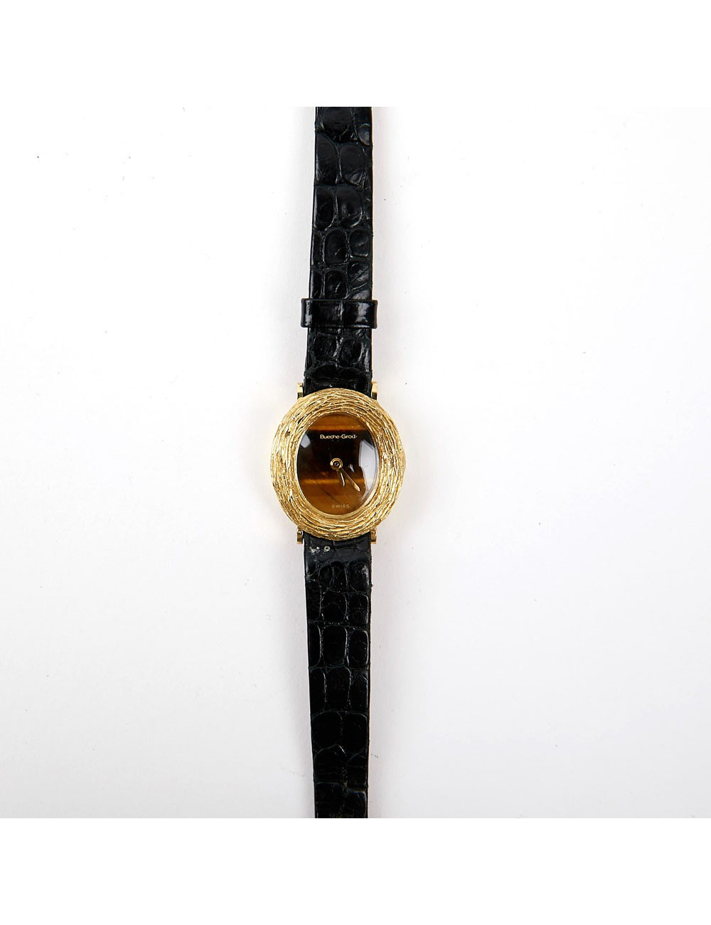 Bueche Girod 18 K yellow gold watch