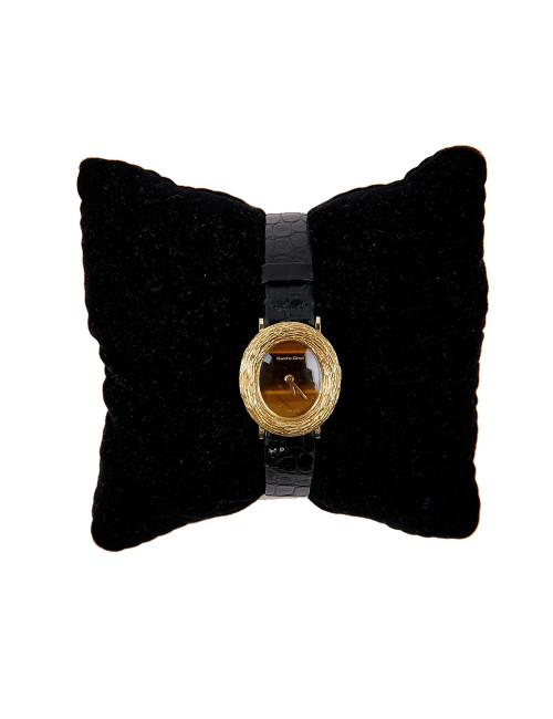 Bueche Girod 18 K yellow gold watch