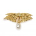 Brooch gold node and another Pearly Pearl brand