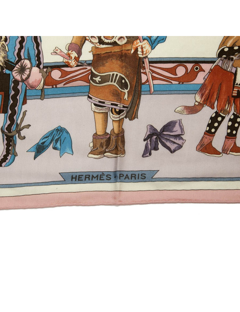 Châle HERMES cachemire et soie Collector