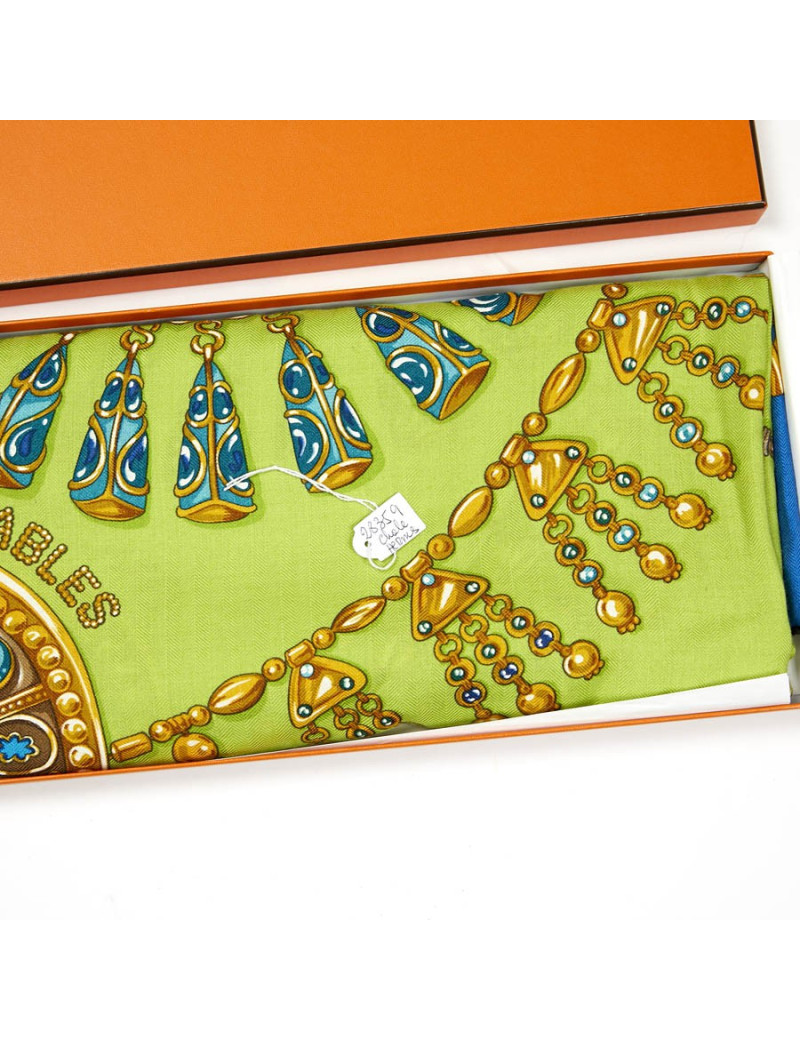 Châle Parrures de plage HERMES cachemire et soie