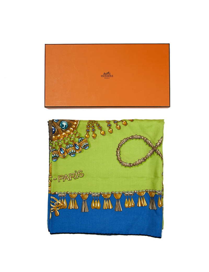 Châle Parures des sables  HERMES cachemire et soie