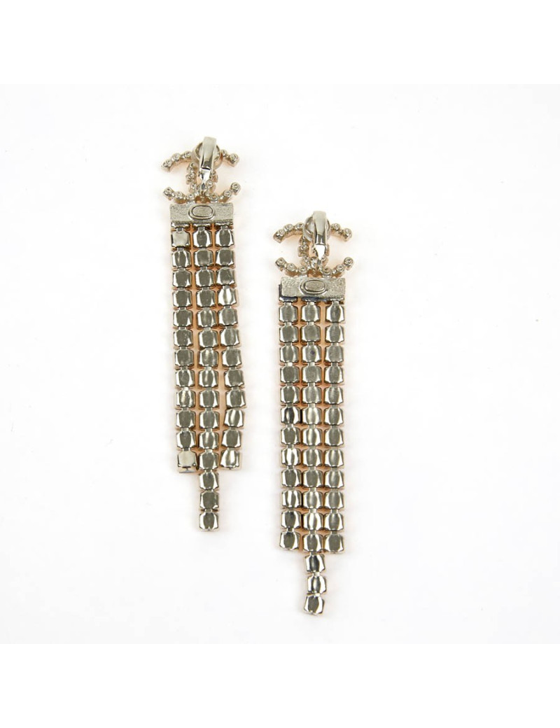 Clips pendants CHANEL Egypte dorés