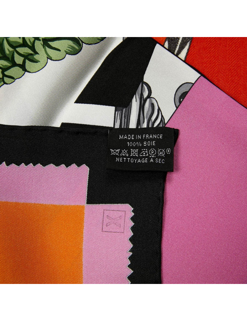 Carré géant  HERMES Tout en carré