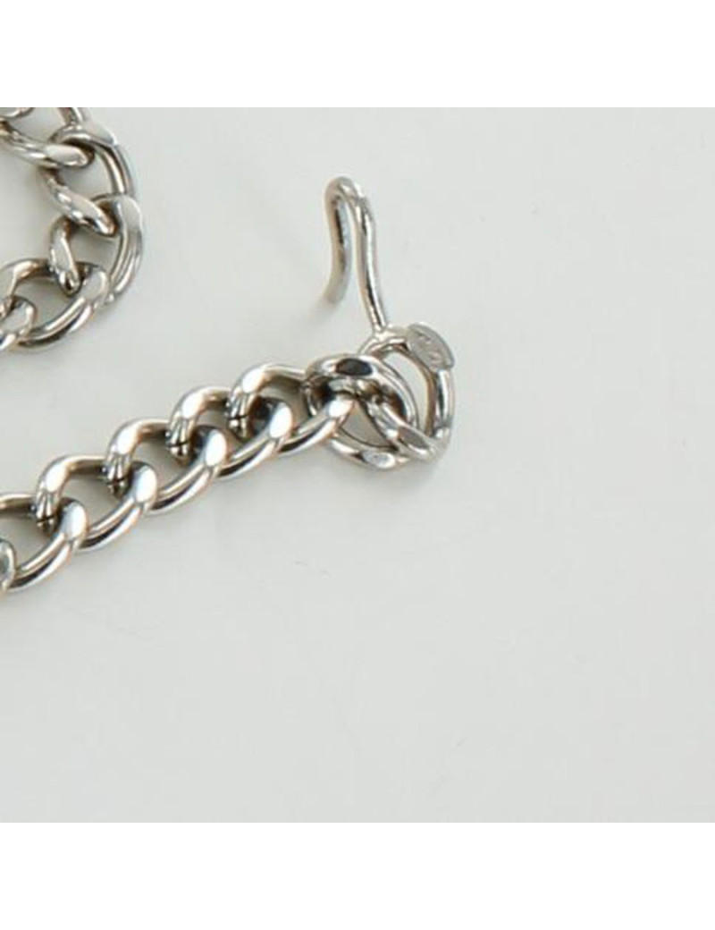 ceinture CHANEL métal argenté