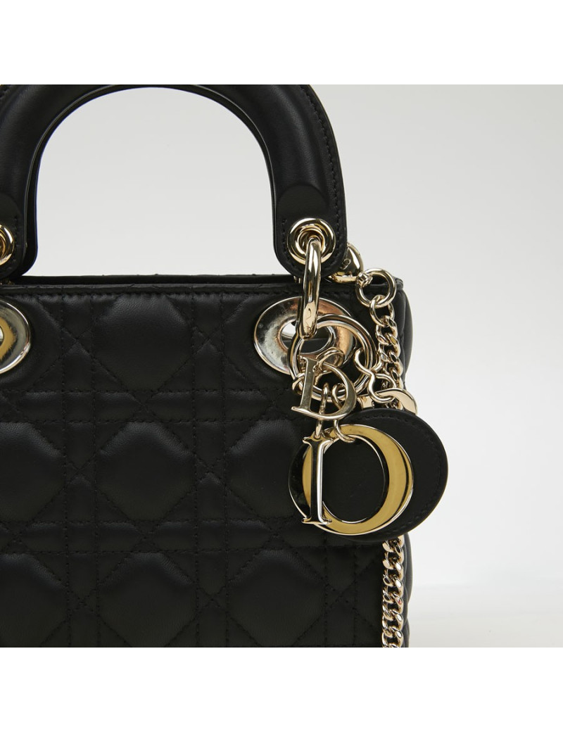 Sac à main Mini Lady D Dior noir