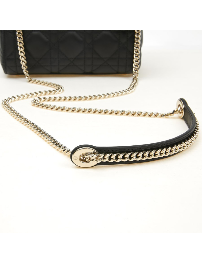 Sac à main Mini Lady D Dior noir