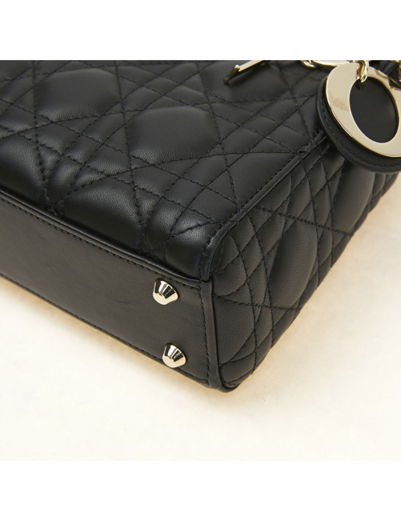 Sac à main Mini Lady D Dior noir