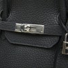 Birkin 40 Hermès cuir Fiord noir