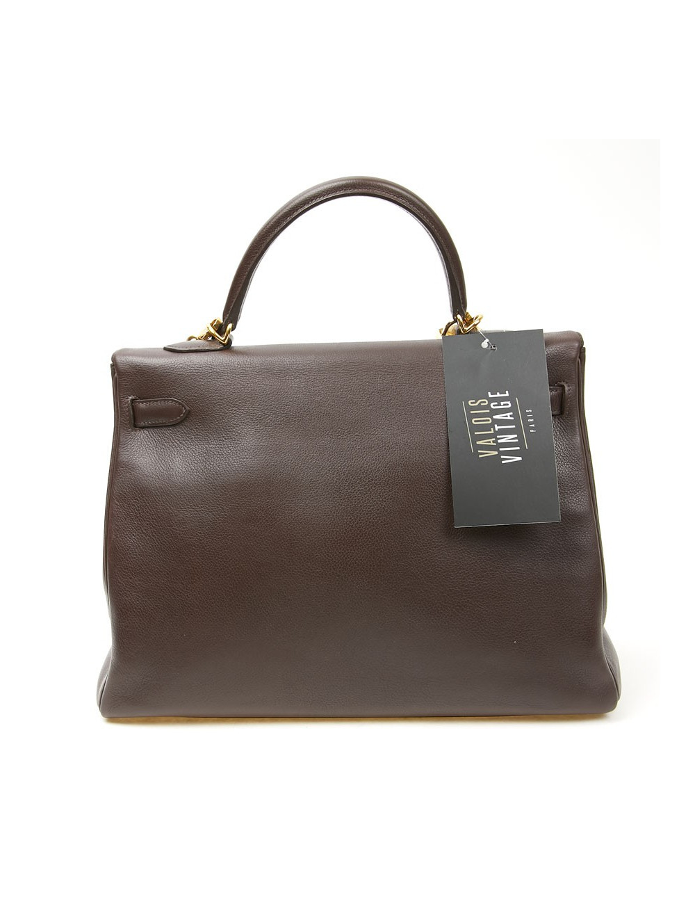 Kelly II 35 HERMES cur grainé marron