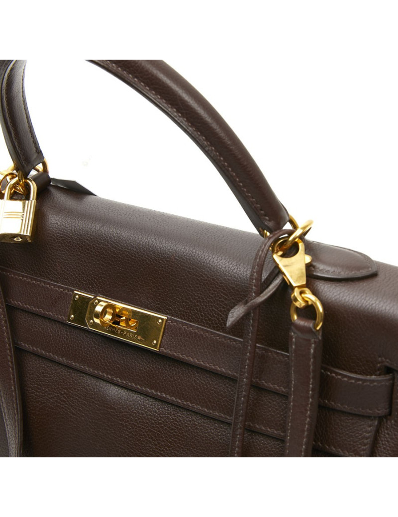 Kelly 35 HERMES cur marron