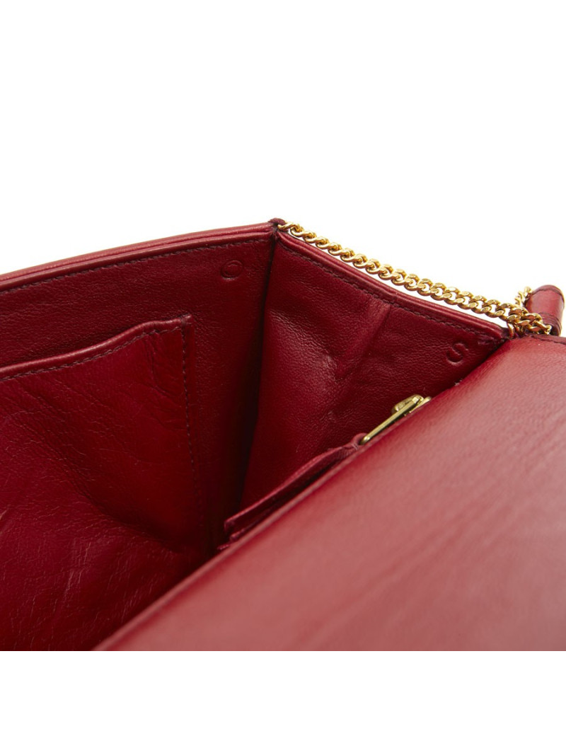 Mini sac HERMES rouge