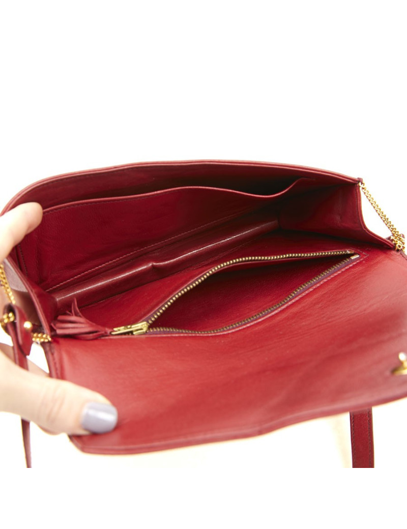 Mini sac HERMES rouge