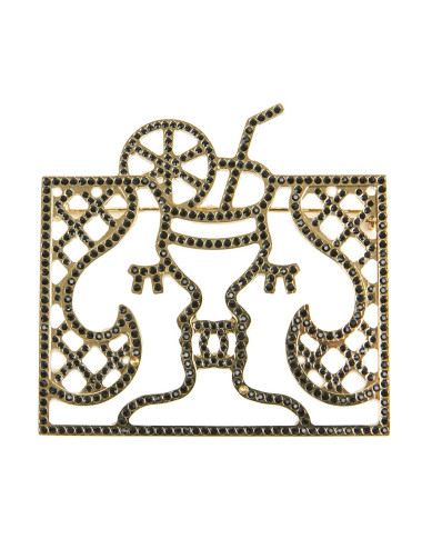 Broche CHANEL dorée