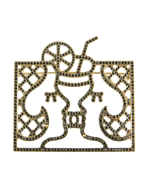 Broche CHANEL dorée