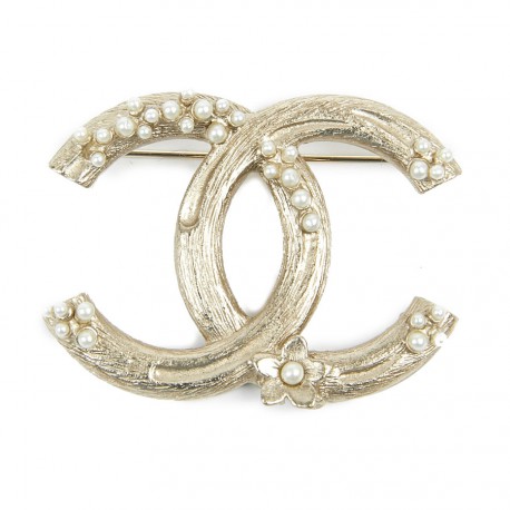 CHANEL CC Brooch - Second -hand jewel authentic certified