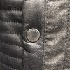 Blouson T48 VERSACE Collection Homme laine grise cuir noir et bordeaux