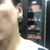 Boucles d'oreille clips SAINT LAURENT Vintage dorés