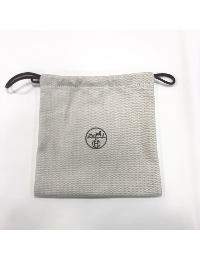 Manchette CDC HERMES cuir box noir