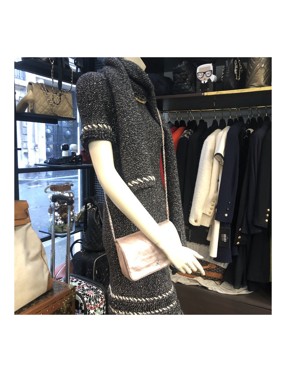 Sac à main CHANEL rose poudré