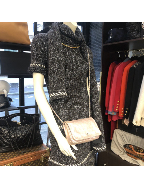 Sac à main CHANEL rose poudré