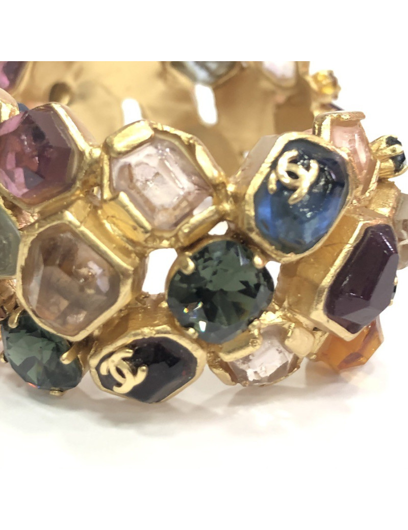 Manchette CHANEL cabochons 