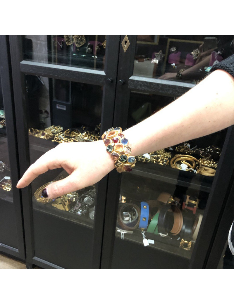 Manchette CHANEL cabochons 