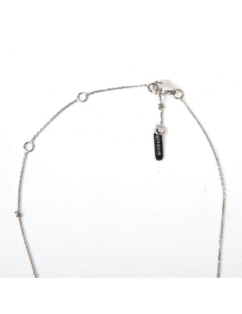 Collier Butterfly Messika or blanc diamants