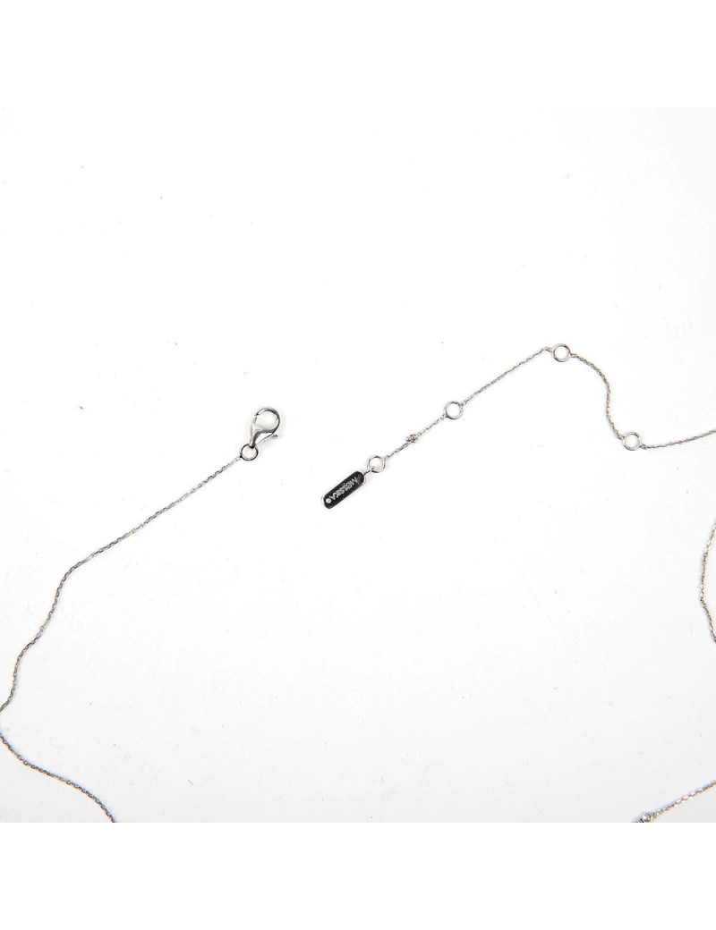 Collier Butterfly Messika or blanc diamants