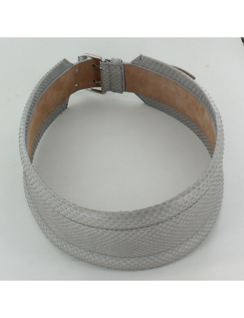 Ceinture ALEXANDER  Mc  QUEEN en reptile gris