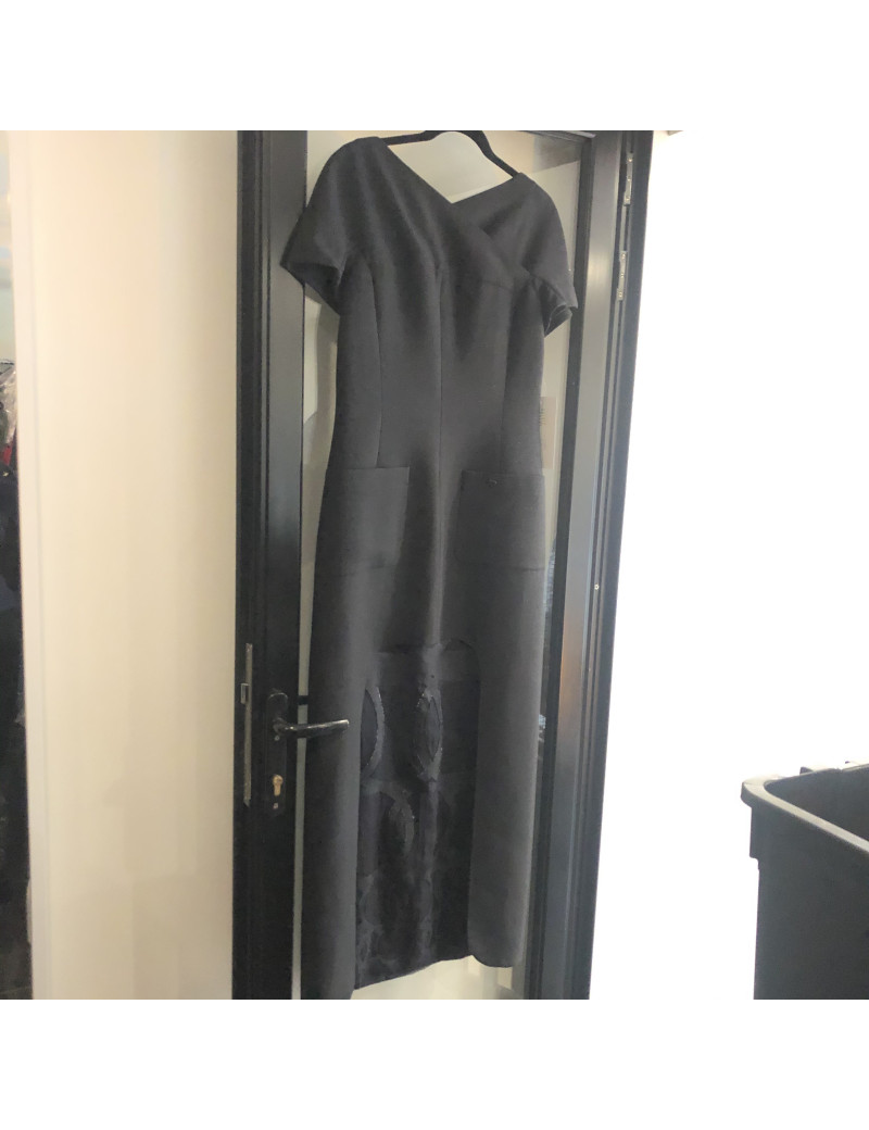 Robe longue du soir CHANEL noire 