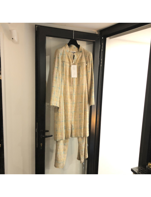 Ensemble T 38 manteau pantalon CHANEL