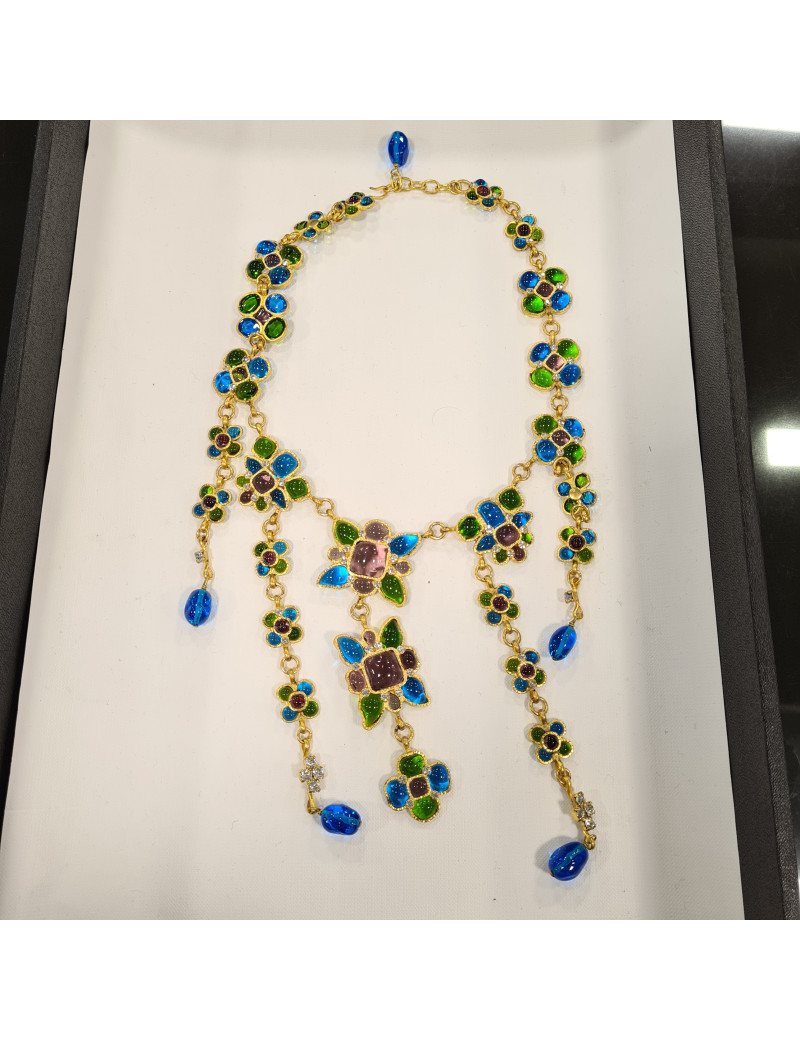 Collier fleurettes vintage CHANEL