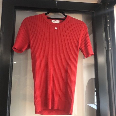 Pull T COURREGES rouge