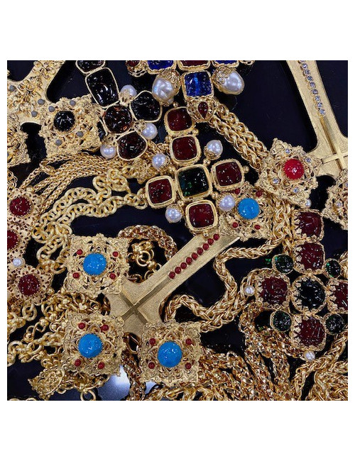 Sautoir croix MARGUERITE DE VALOIS