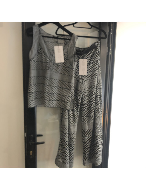 Tailleur noir et blanc CHANEL