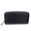 CHANEL Vintage Long Wallet in Black Leather
