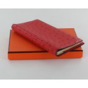 Notebook Cover HERMES in red ostrich